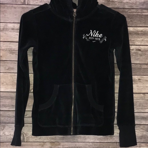 Nike Other - Nike Black Velour Hoodie